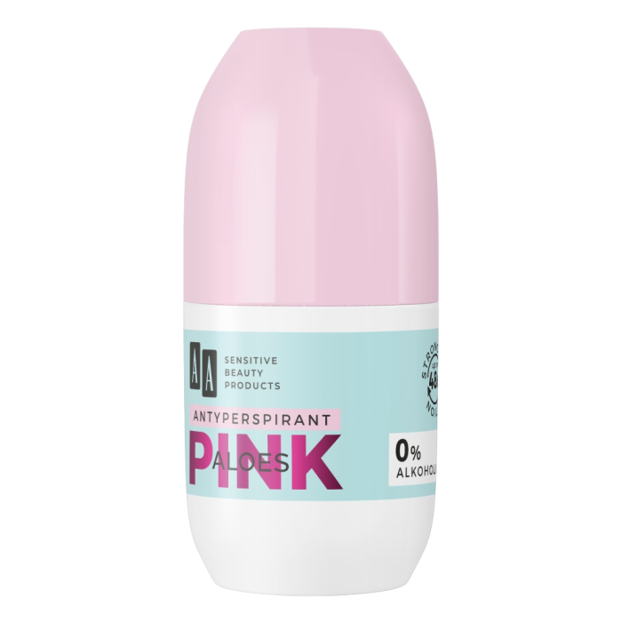 AA Aloes Pink Antyperspirant roll-on 50 ml | Oceanic
