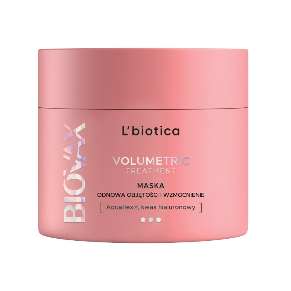 L'Biotica Biovax Glamour Volumetric Treatment maska do włosów 200 ml