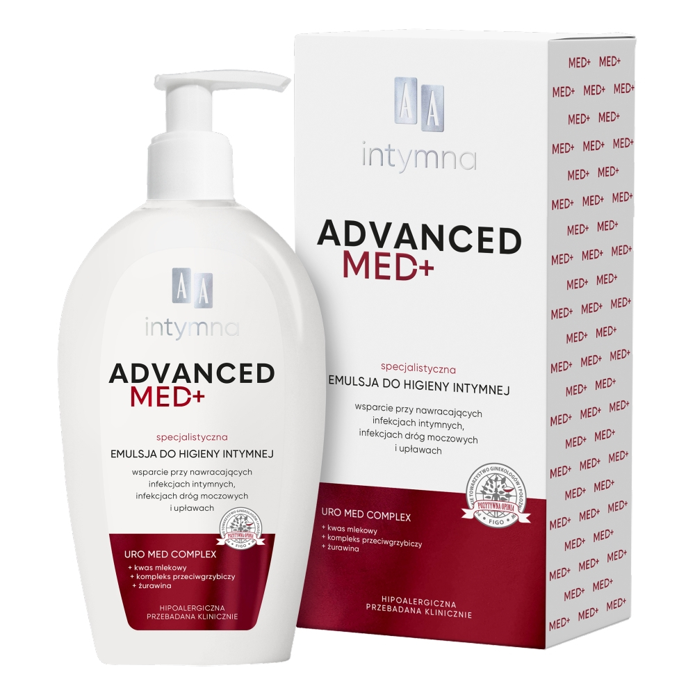 AA Intymna Med Advanced pH 3,5 Specjalistyczna emulsja do higieny intymnej dozownik 300 ml