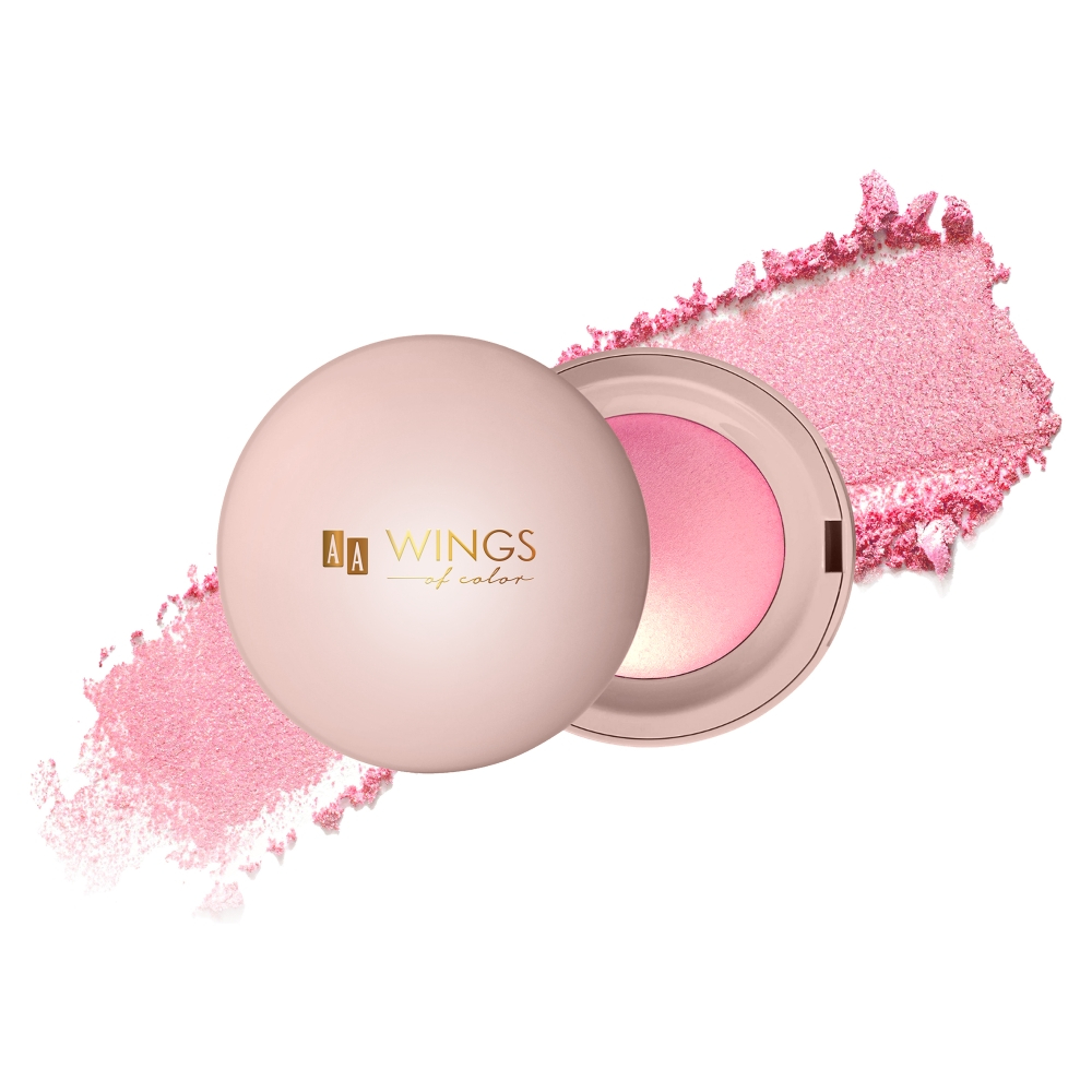 AA Wings of Color Power of Glow Rozświetlający róż 01 Sunset Rose 4g