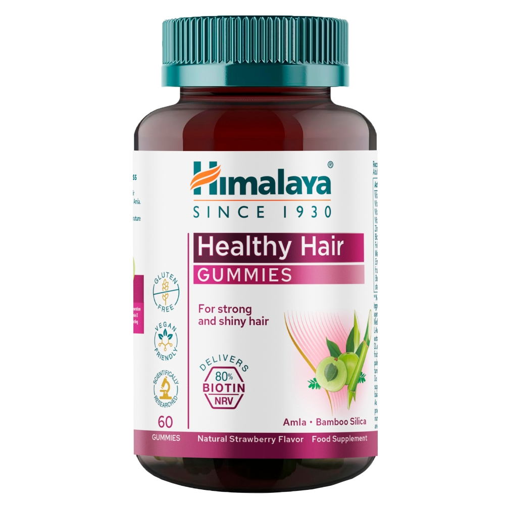 Himalaya Healthy Hair Żelki 180 g (60 sztuk)