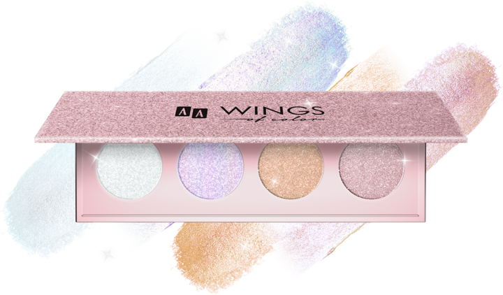 AA WINGS OF COLOR Star Secrets Paleta topperów do oczu