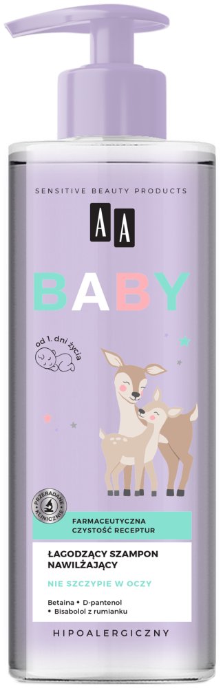 AA Baby Łagodzący szampon nawilżający 250 ml