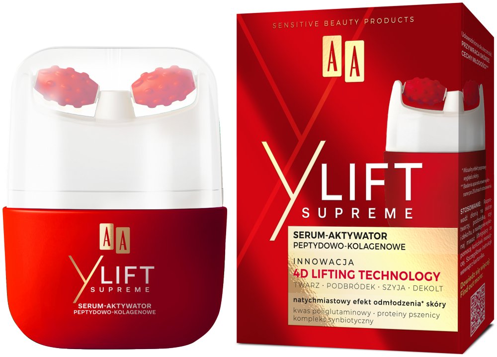 AA Y Lift Supreme Serum-aktywator pepetydowo-kolagenowe 40 ml
