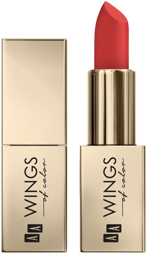 AA WINGS OF COLOR Creamy Care Pomadka Pielęgnująca 08 Poppy Red 3,5 g