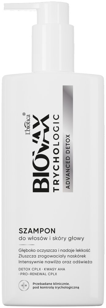 BIOVAX Trychologic Szampon do włosów i skóry głowy Advanced Detox 200 ml