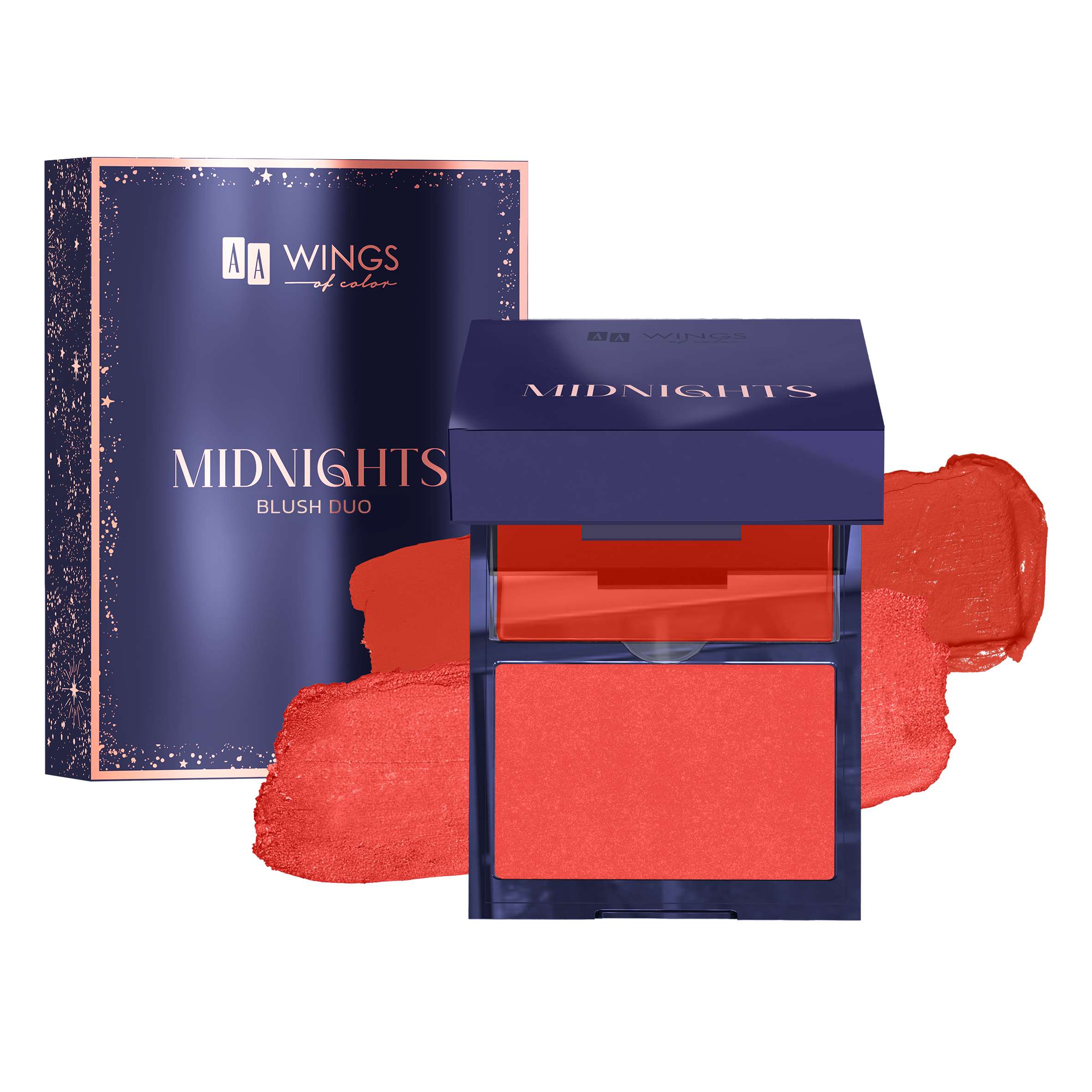 AA Wings Of Color Midnights Duo róż 03 Burning Sky 3,2 g + 4 g