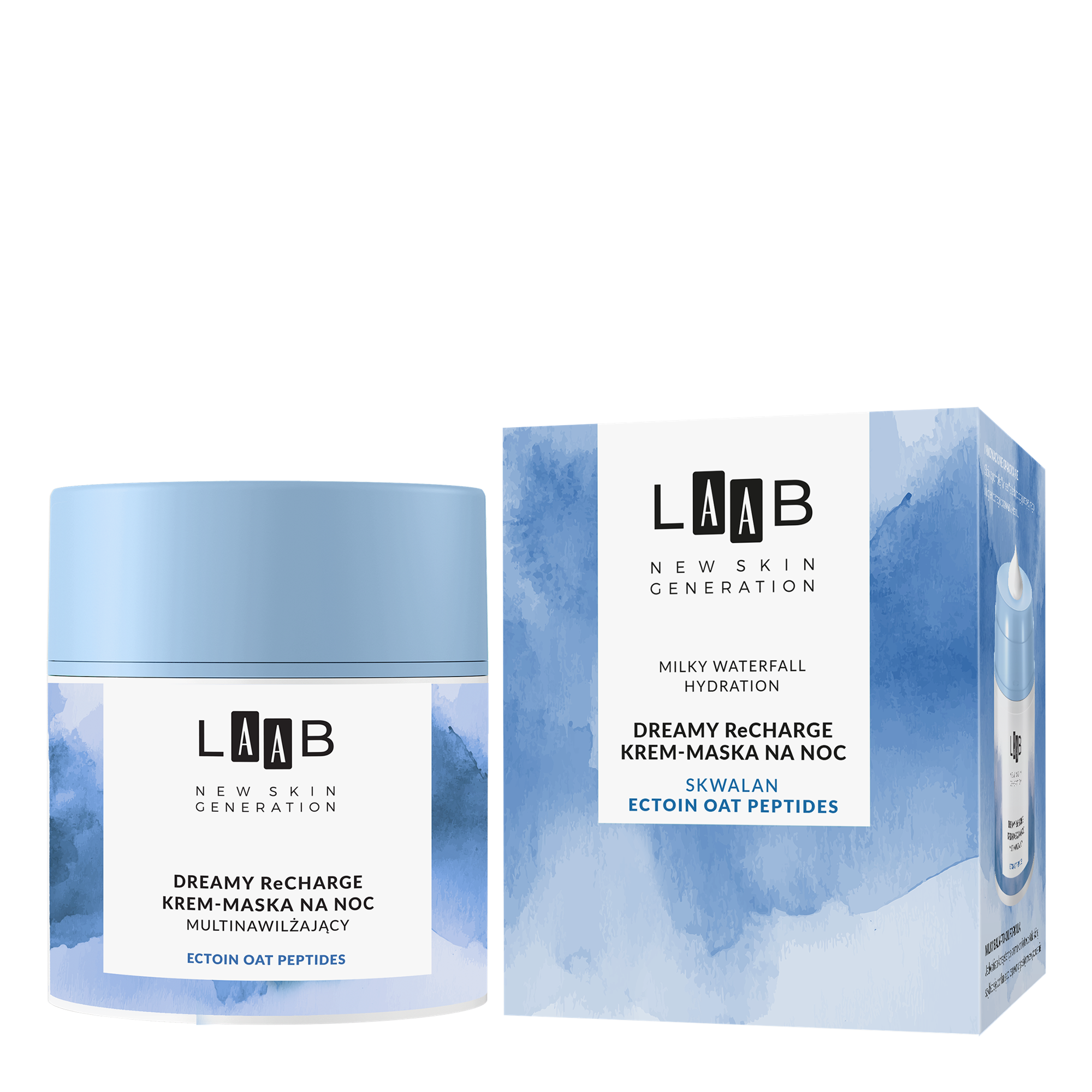 AA LAAB Milky Waterfall Hydration Dreamy Recharge Krem-maska na noc 50 ml