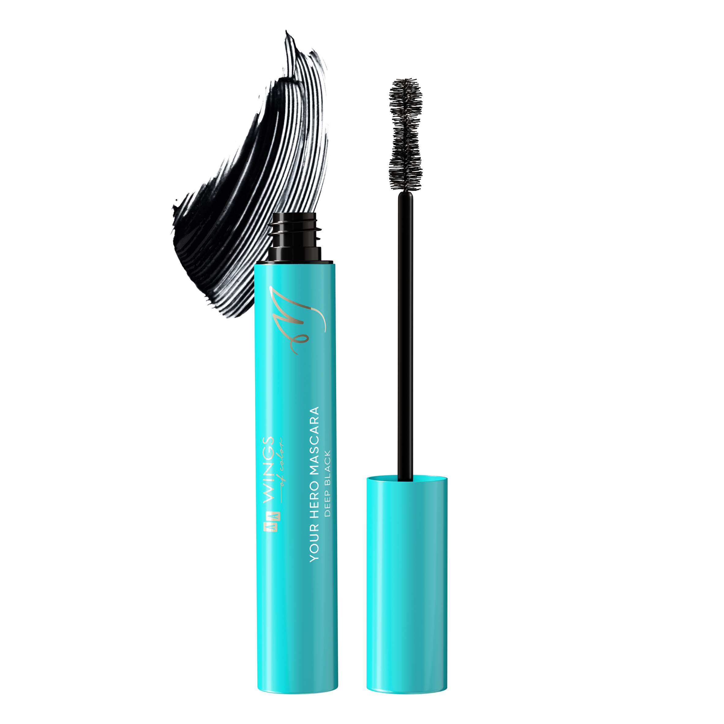 AA Wings Of Color Trust Your Wings Your Hero Mascara Tusz do rzęs zwiększający objętość 01 Deep Black 9 ml