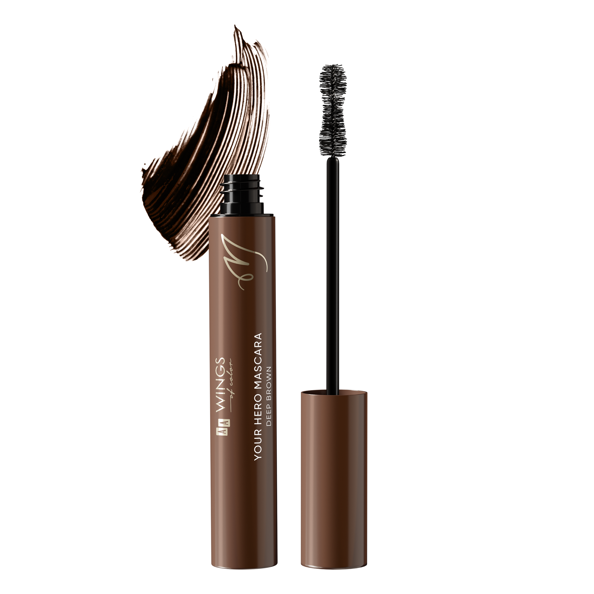 AA Wings Of Color Trust Your Wings Your Hero Mascara Tusz do rzęs zwiększający objętość 02 Deep Brown 9 ml