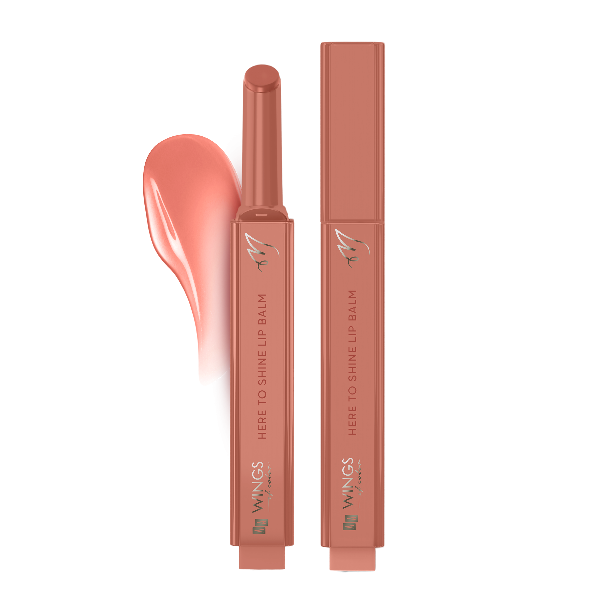 AA Wings Of Color Trust Your Wings Here To Shine Lip Balm Nabłyszczający balsam do ust 02 Coral Standout 2 g