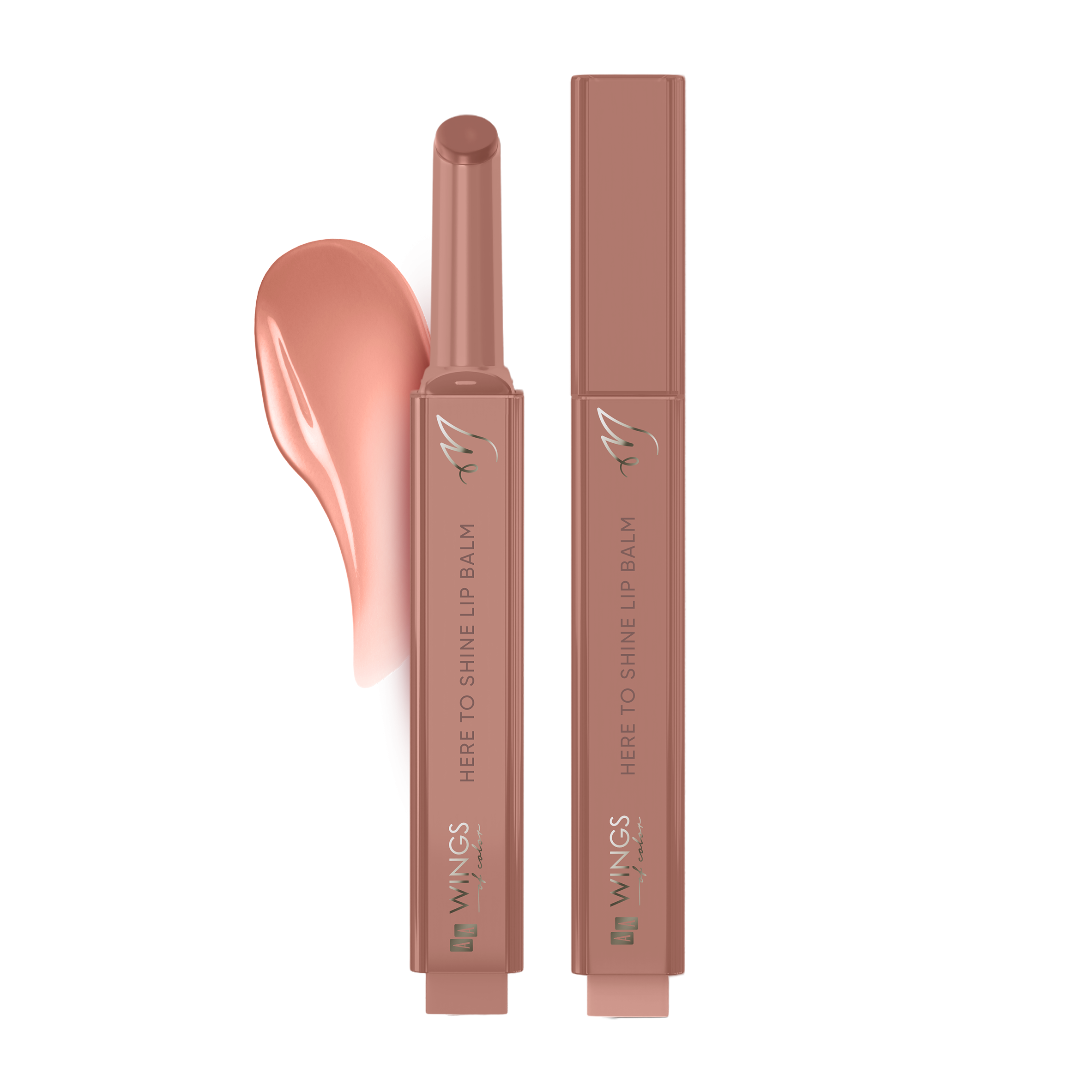 AA Wings Of Color Trust Your Wings Here To Shine Lip Balm Nabłyszczający balsam do ust 03 Nude Radiance 2 g