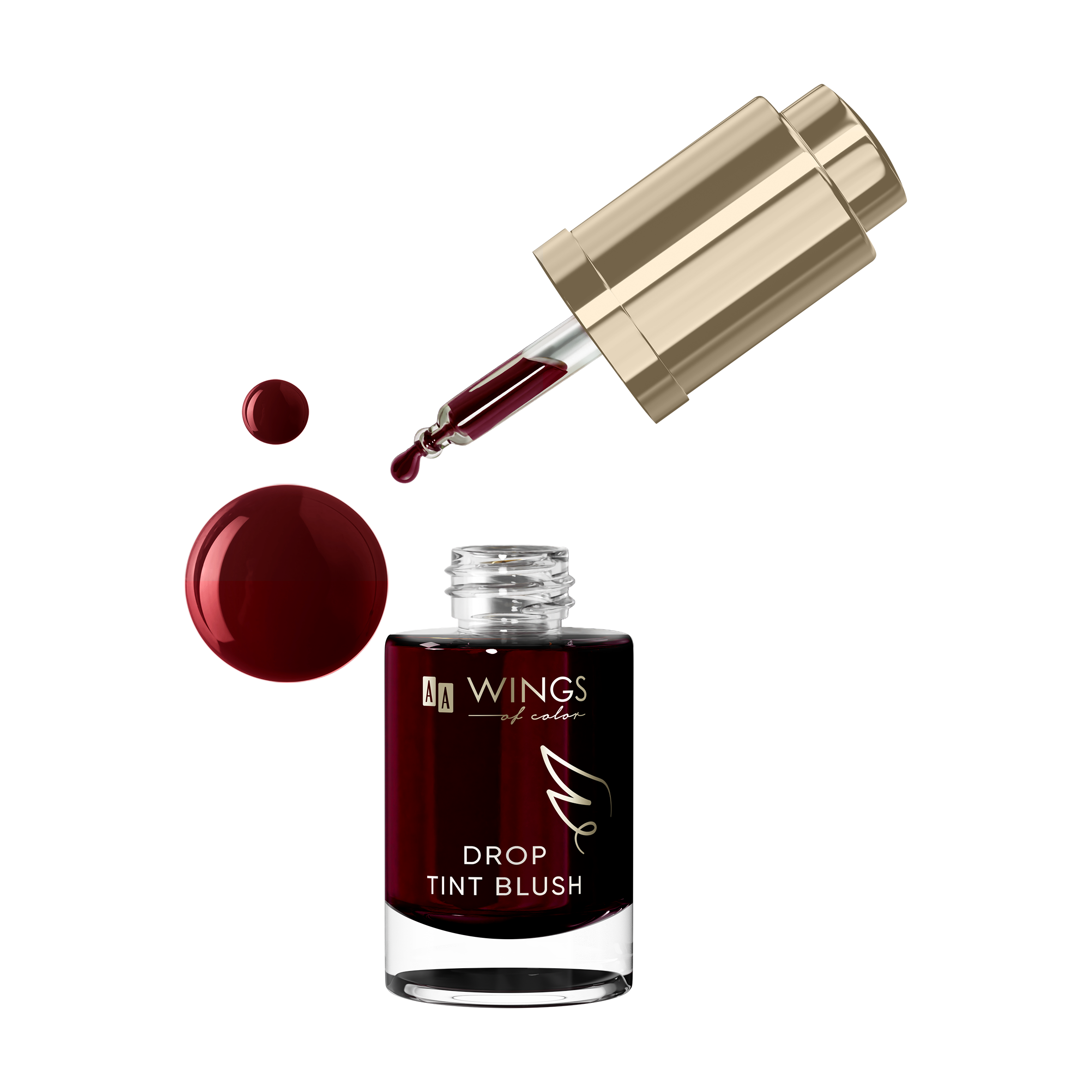 AA Wings Of Color Trust Your Wings Drop Tint Blush Róż-tint do policzków w kropelkach 02 Cheek Affair 4,5 ml