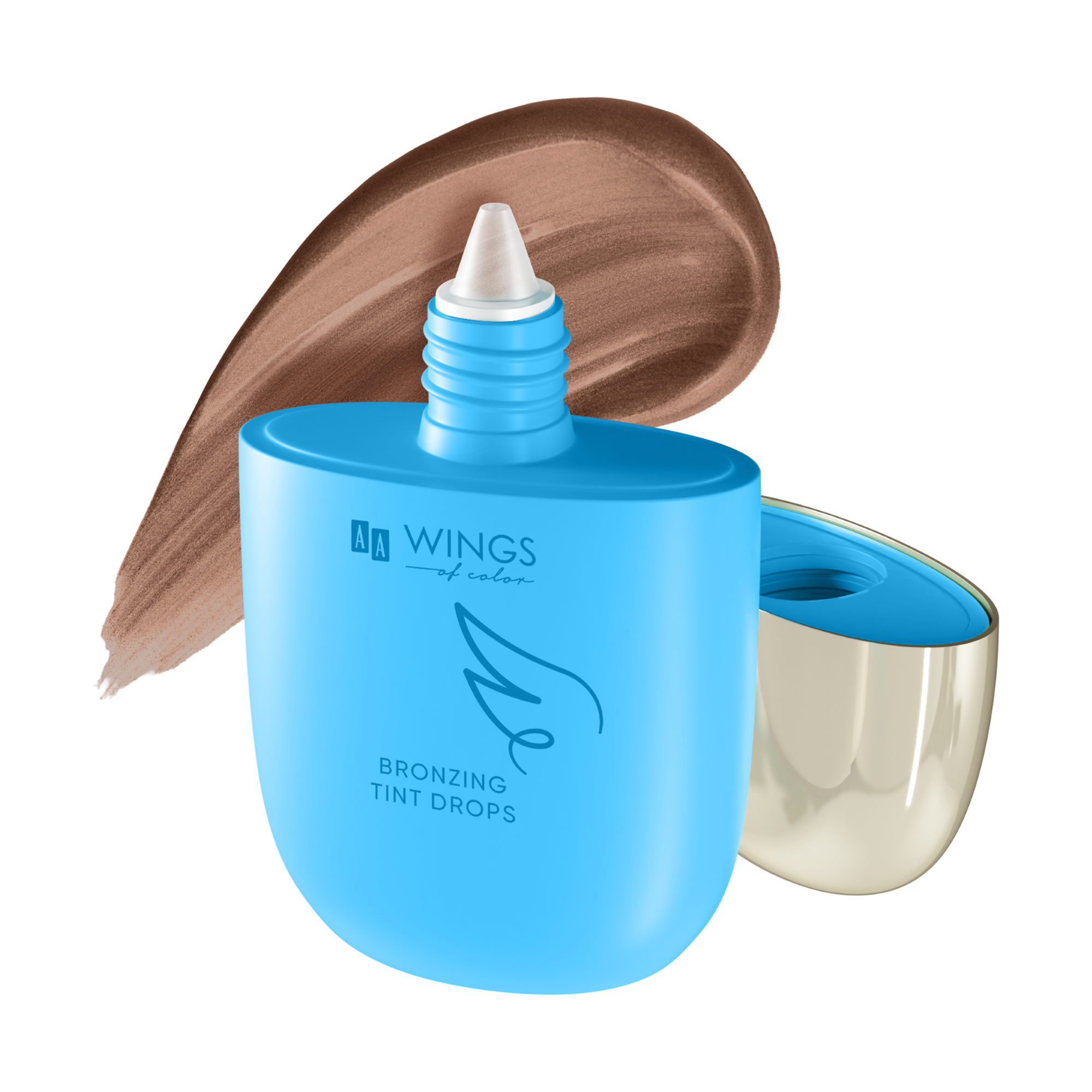 AA Wings Of Color Trust Your Wings Bronzing Tint Drops Multifunkcyjny brązujący tint do twarzy 03 Afterlight 28 ml