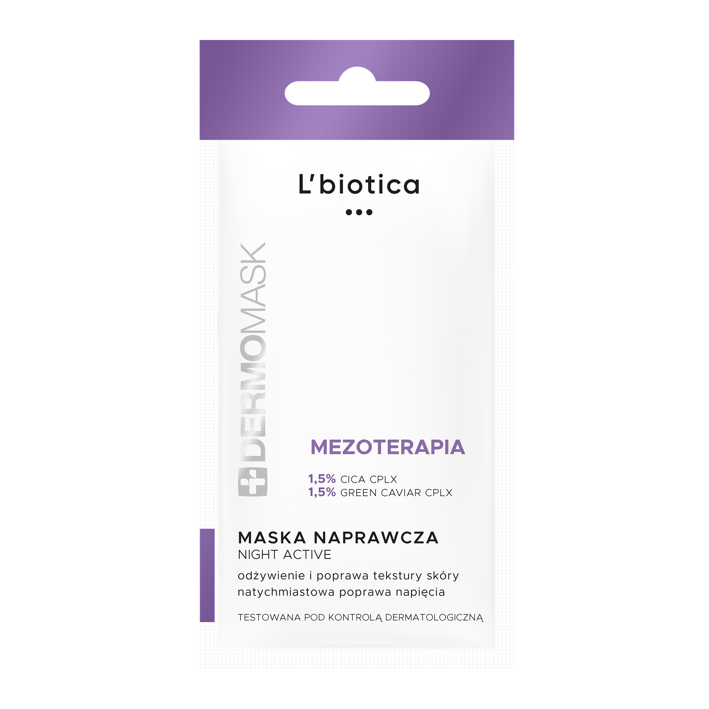 L'BIOTICA Dermomask Night Active Mezoterapia 12 ml