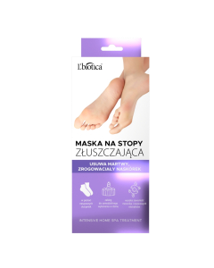 L'BIOTICA Złuszczająca maska na stopy 1 szt.