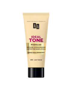 AA Make Up Ideal Tone foundation Perfekcyjne dopasowanie 103 light beige 30 ml