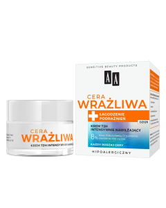 AA Cera Wrażliwa Krem intensywnie nawilżający 72h na dzień 50 ml