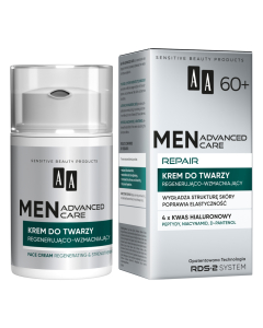 AA MEN ADVANCED CARE REPAIR 60+ krem do twarzy regenerująco-wzmacniający 50 ml