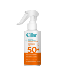 OILLAN Ochronny spray przeciwsłoneczny do twarzy i ciała z filtrem SPF50+ do skóry wrażliwej 125 ml