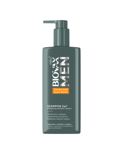 Biovax Men Strong Hair & Scalp Detox Szampon 2w1 do włosów i brody