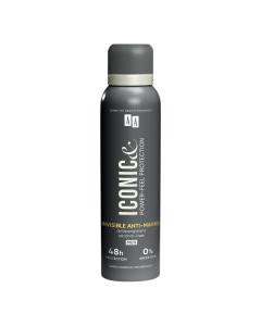 AA Iconic Antyperspirant w sprayu Men Invisible Anti-marks 150 ml