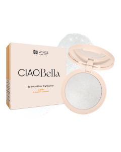 AA Wings Of Color Ciao Bella Bouncy Glam Highlighter 01 Ice Silver Glow 11g