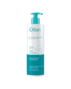 Oillan Skin Control Wygładzający żel do mycia ciała i twarzy z 10% mocznikiem 400 ml