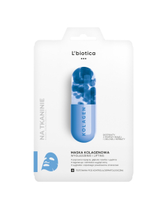 L'BIOTICA Maska kolagenowa na tkaninie - wygładza i liftinguje 23 ml