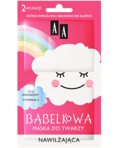 AA CHMURKA bąbelkowa maska do twarzy nawilżająca 8 ml