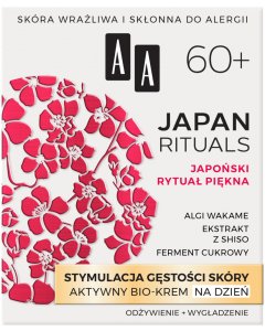 AA JAPAN RITUALS Stymulacja gęstości skóry Aktywny bio-krem na dzień 60+ 50 ml