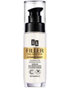 AA FILLER PRO3 AGE SYSTEM Vitamin Shot Serum Do Mieszania Z Podkładem Witamina C 30 ml