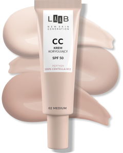 AA LAAB 100% Centella B12 Krem CC korygujący SPF50 nr 02 Medium
