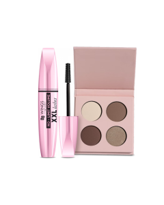 Zestaw AA WINGS OF COLOR Tusz do rzęs No Limit Volume XXL Lashes  i Paleta cieni Foxy Eyes Star Secrets