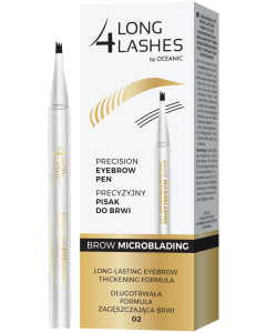 LONG4LASHES BROW MICROBLADING Precyzyjny pisak do brwi 02 dark brown 1,1 ml