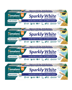 ZESTAW Himalaya Ziołowa pasta wybielająca Sparkly White 75 ml x 4 SZTUKI
