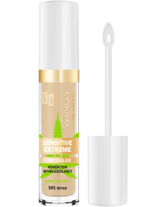 AA WINGS OF COLOR Sensitive Extreme Concealer Korektor Wygładzający 501 Beige 6,2 g