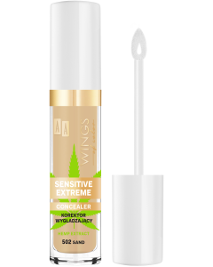 AA WINGS OF COLOR Sensitive Extreme Concealer Korektor Wygładzający 502 Sand 6,2 g
