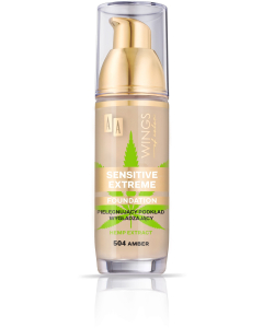 AA WINGS OF COLOR Sensitive Extreme Foundation Pielęgnujący Podkład Wygładzający 504 Amber 35 ml