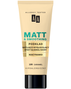 AA Make Up Podkład matująco wygładzający 109 caramel 30 ml