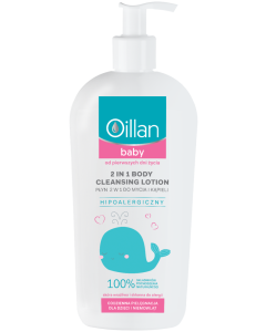 Oillan Baby Płyn do mycia i kąpieli 2w1 750 ml