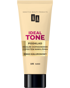AA Make Up Ideal Tone foundation Perfekcyjne dopasowanie 105 sand 30 ml