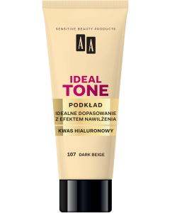 AA Make Up Ideal Tone foundation Perfekcyjne dopasowanie 107 dark beige 30 ml