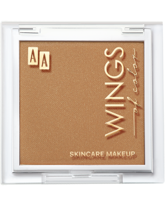 AA WINGS OF COLOR Bronze Shimmering Powder Brązujący Puder Rozświetlający 41 Rich Tan 7,5g