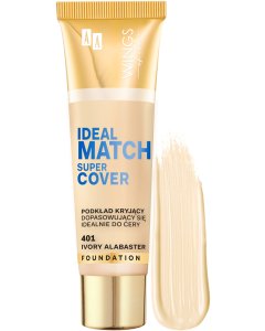 AA WINGS OF COLOR Ideal Match super cover 401 Ivory Alabaster 30 ml