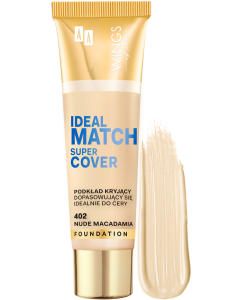 AA WINGS OF COLOR Ideal Match super cover 402 Nude Macadamia 30 ml