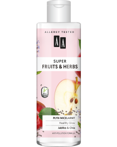 AA SUPER FRUITS&HERBS płyn micelarny healthy glow 200 ml