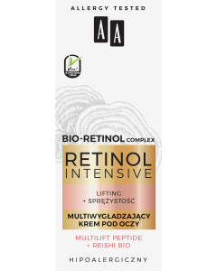 AA RETINOL INTENSIVE multiwygładzający krem pod oczy lifting+sprężystość 15 ml