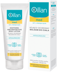 Oillan Med+ Kojąco-ochronny balsam do ciała 200ml