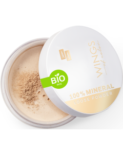 AA WINGS OF COLOR 100% Mineral Bio Rice Loose Powder 13 Transparent 8 g